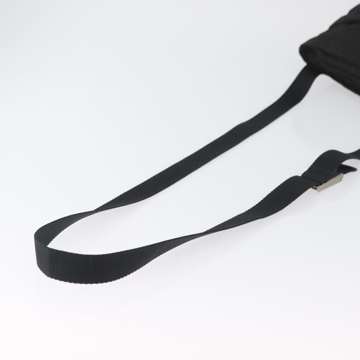 PRADA Shoulder Bag Nylon Black Auth bs33979