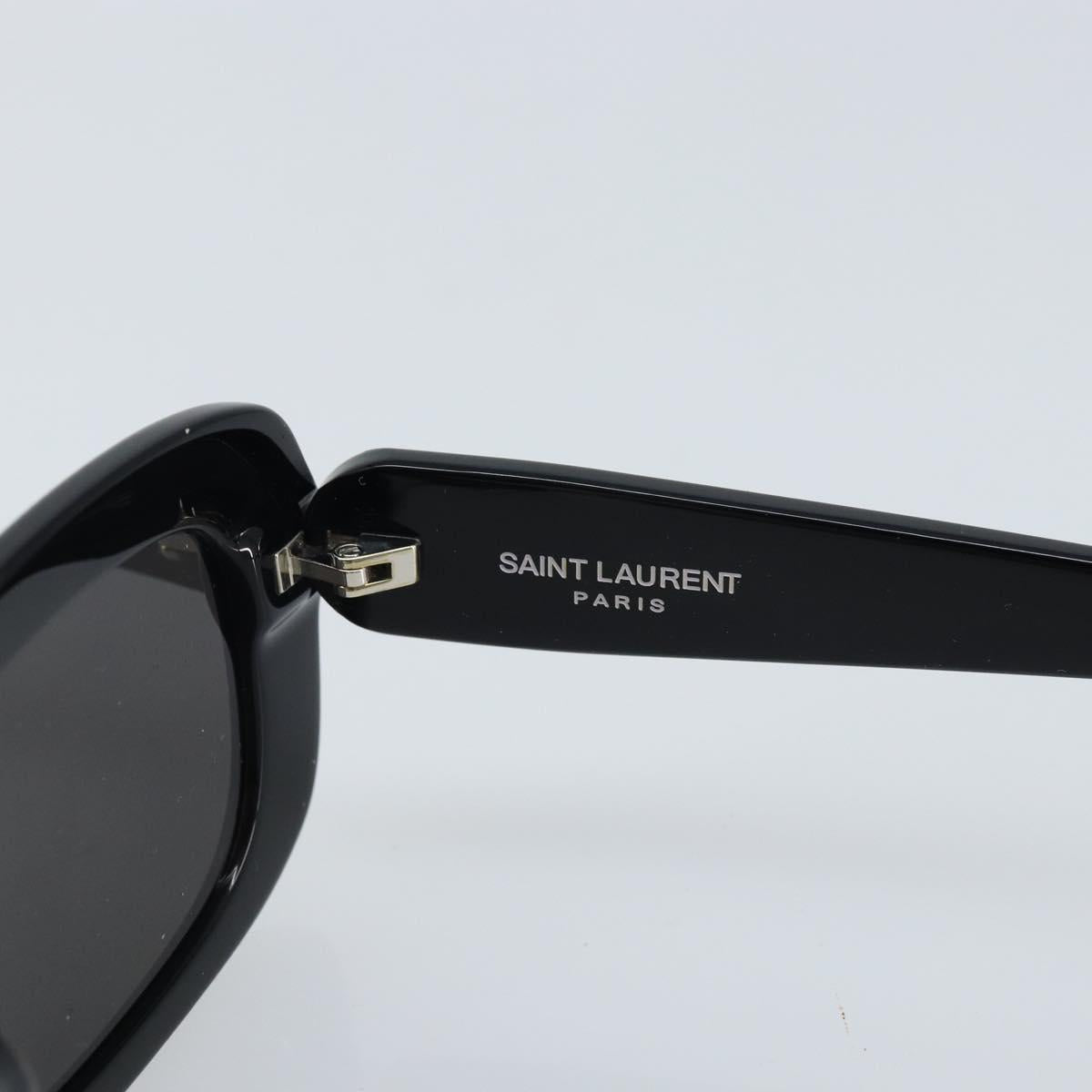 SAINT LAURENT Sunglasses plastic Black Auth bs33992