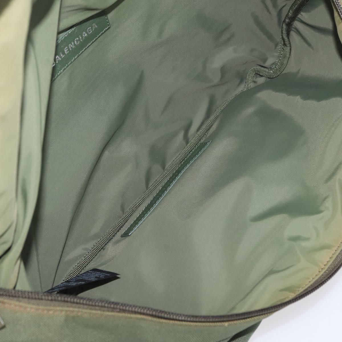 BALENCIAGA Body Bag Canvas Khaki 644035 Auth bs33995