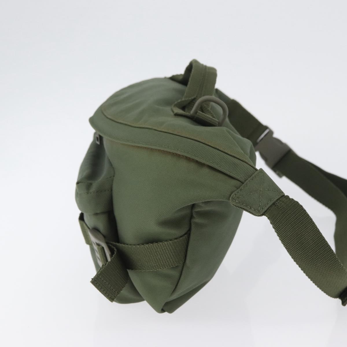BALENCIAGA Body Bag Canvas Khaki 644035 Auth bs33995
