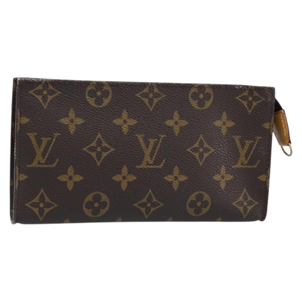 LOUIS VUITTON Monogram Bucket GM Accessory Pouch LV Auth bs33999