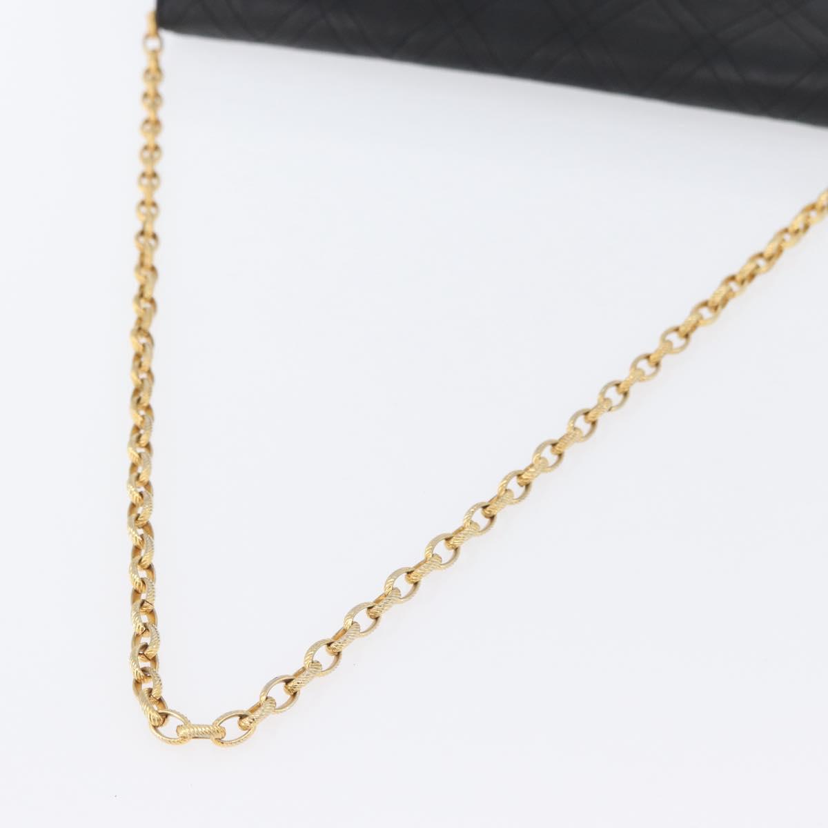 CHANEL Matelasse Chain Shoulder Bag Lamb Skin Black Gold CC Auth bs34016