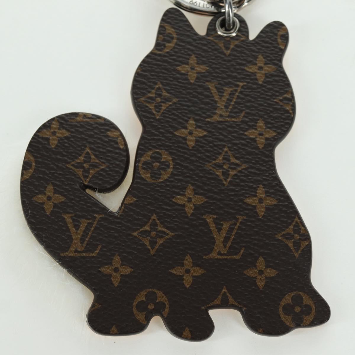 LOUIS VUITTON Monogram Porte Cles LV Shiva Charm Yellow M01199 LV Auth bs34024M