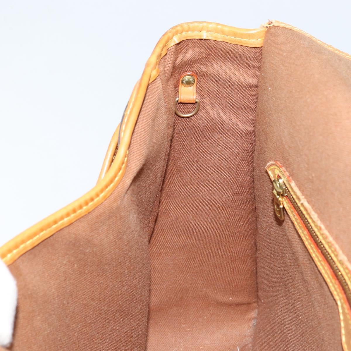 LOUIS VUITTON Monogram Gibeciere GM Shoulder Bag M42246 LV Auth bs34030