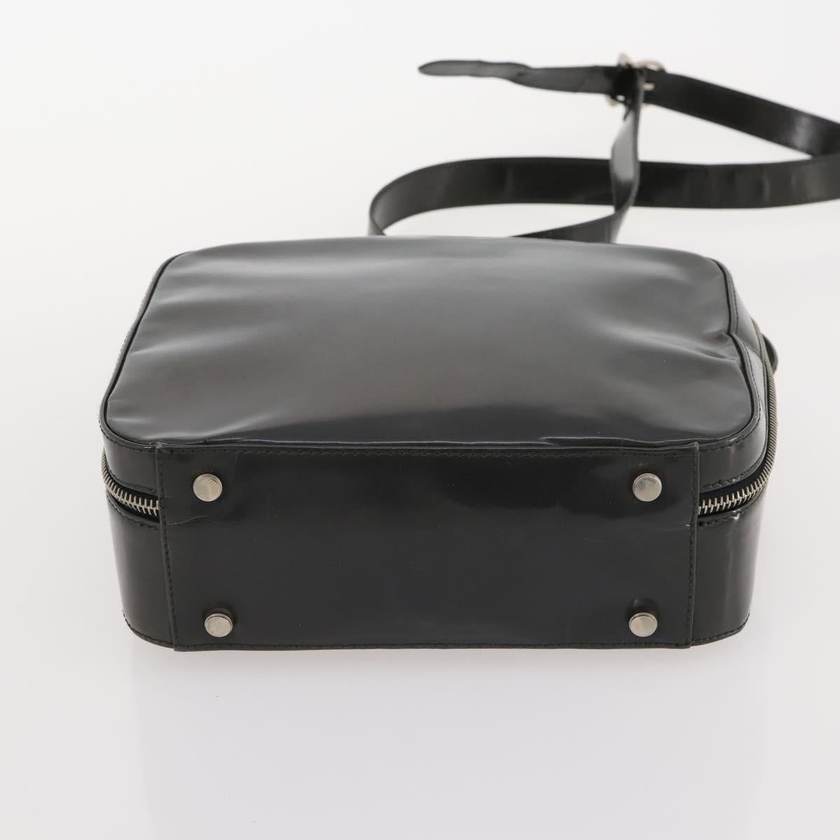 Salvatore Ferragamo Hand Bag Leather 3 Set Black Auth bs34044