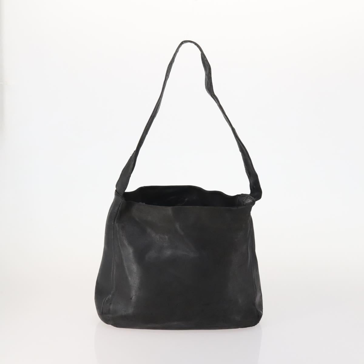 Salvatore Ferragamo Hand Bag Leather 3 Set Black Auth bs34044