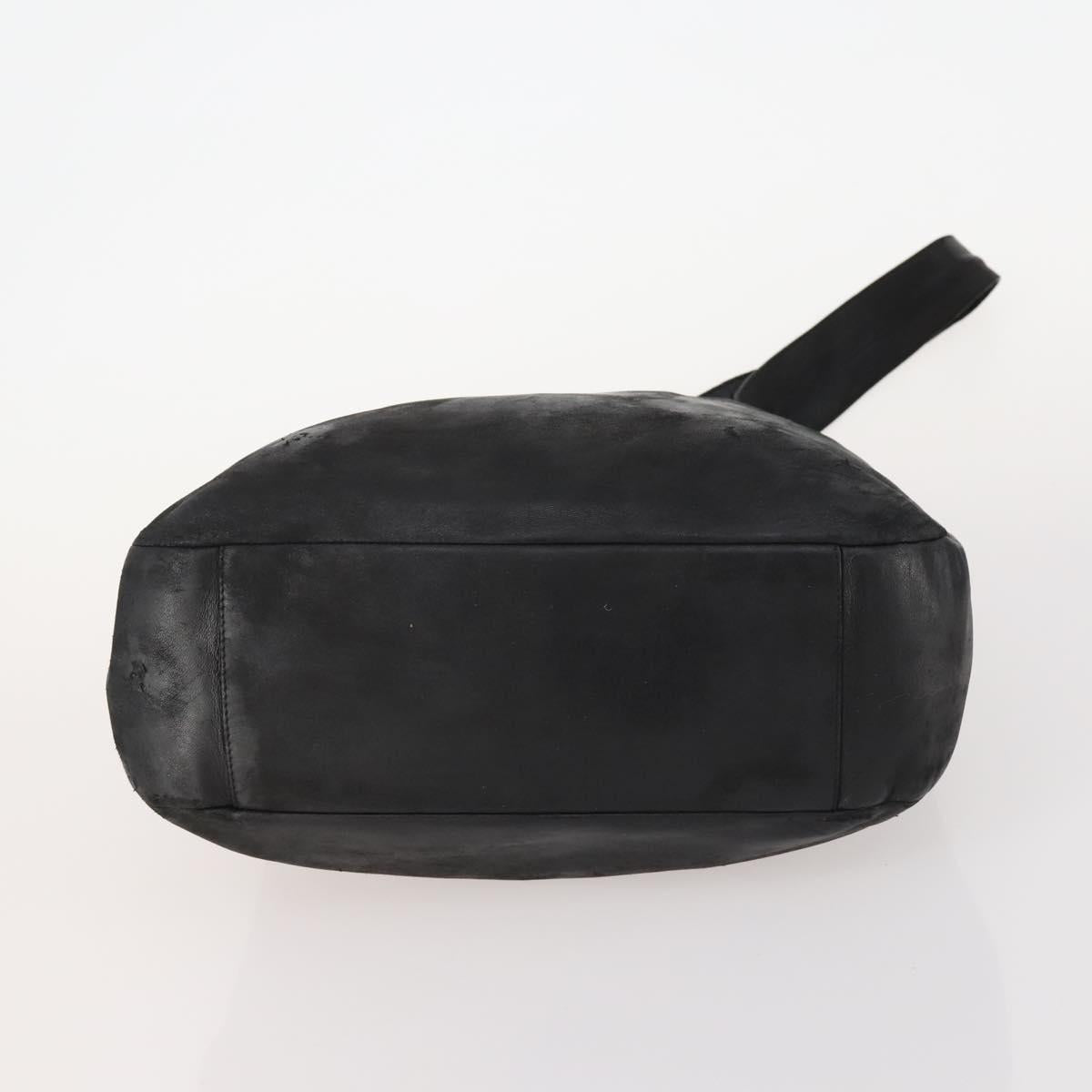 Salvatore Ferragamo Hand Bag Leather 3 Set Black Auth bs34044