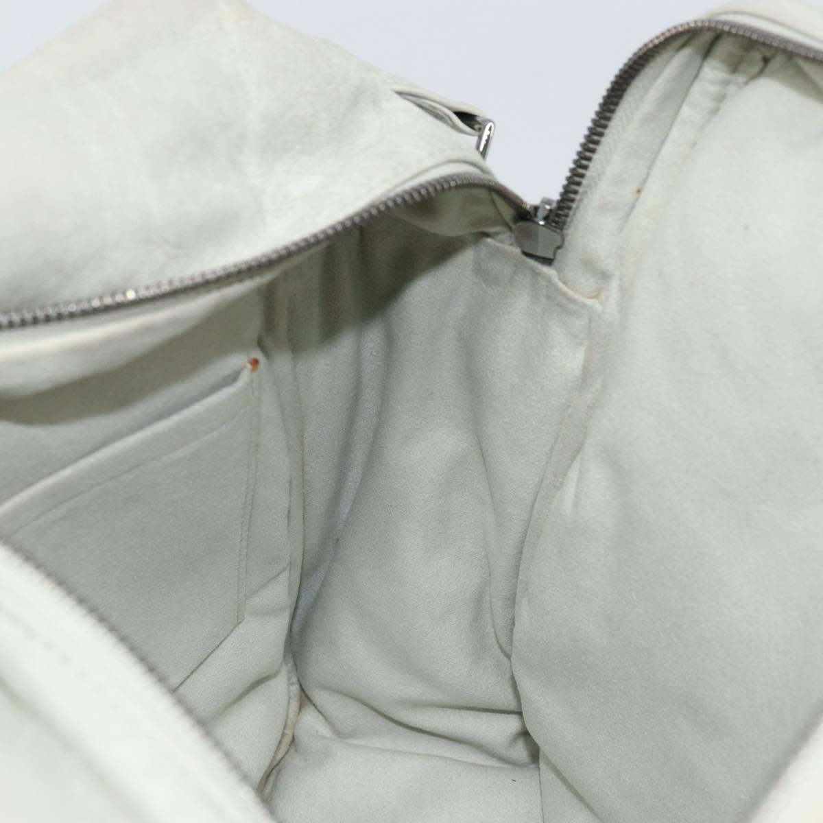 LOUIS VUITTON Monogram Clarkson Shoulder Bag White LV Auth bs34065