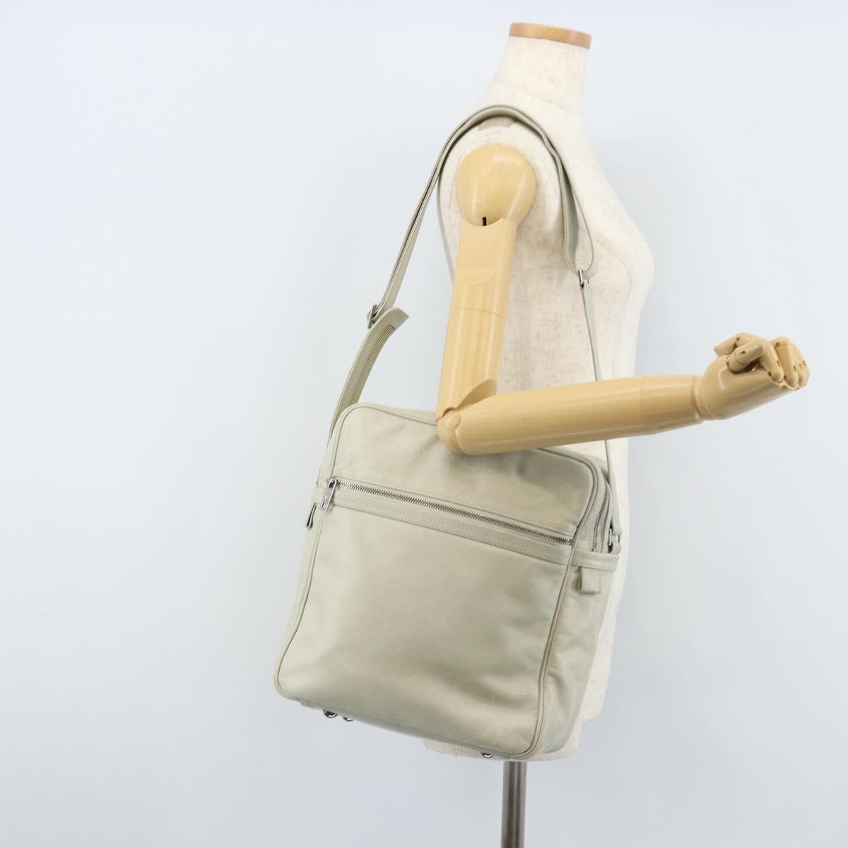 LOUIS VUITTON Monogram Clarkson Shoulder Bag White LV Auth bs34065