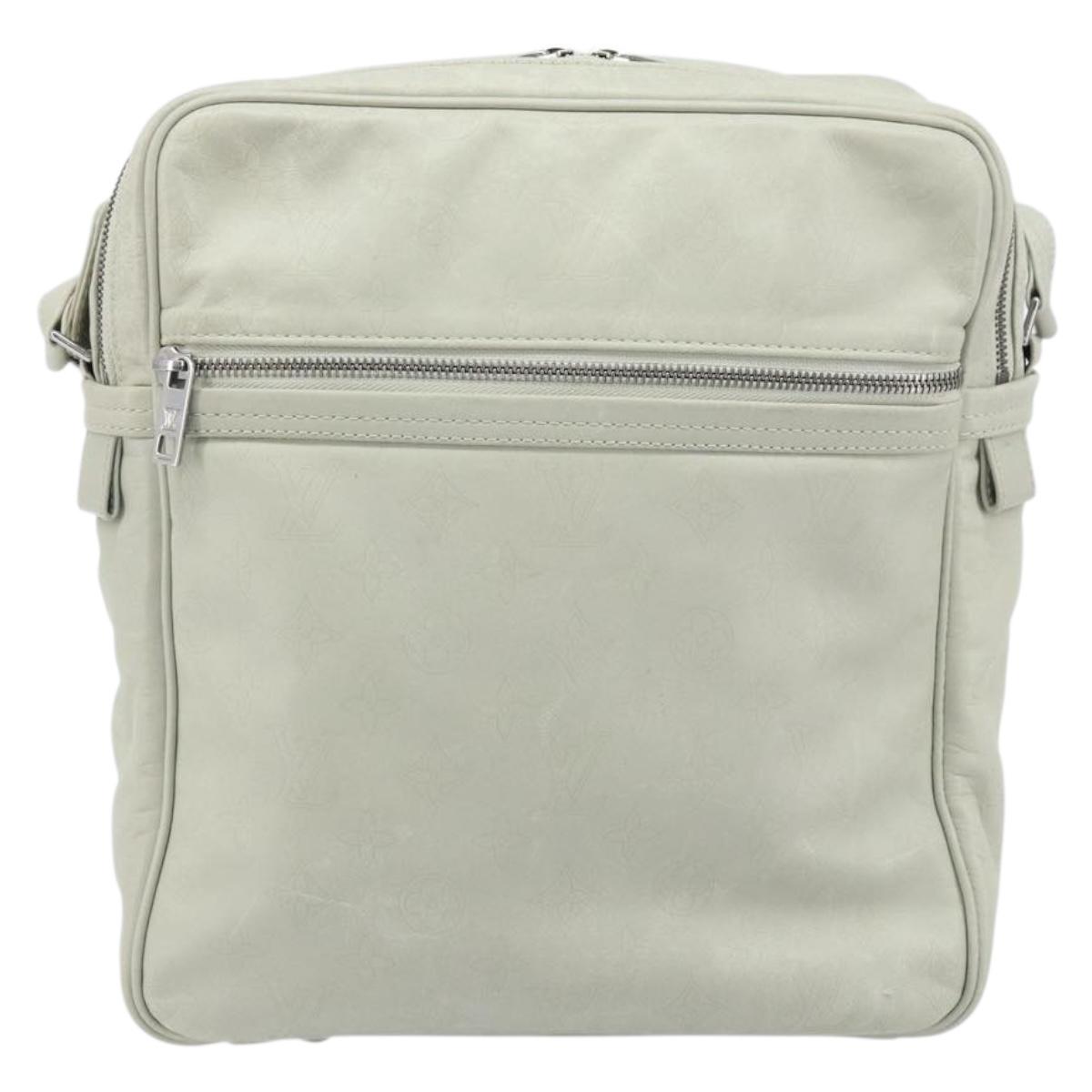 LOUIS VUITTON Monogram Clarkson Shoulder Bag White LV Auth bs34065