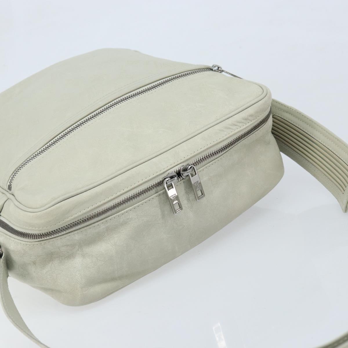 LOUIS VUITTON Monogram Clarkson Shoulder Bag White LV Auth bs34065