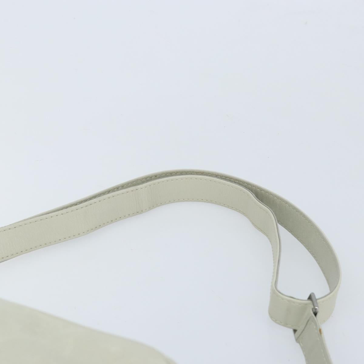 LOUIS VUITTON Monogram Clarkson Shoulder Bag White LV Auth bs34065