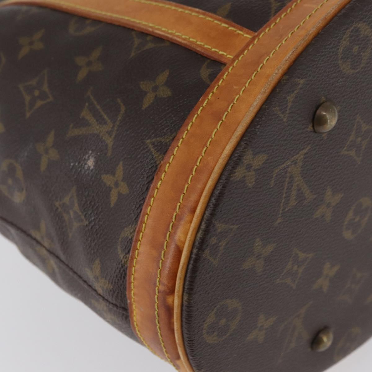 LOUIS VUITTON Monogram Bucket GM Shoulder Bag M42236 LV Auth bs34066