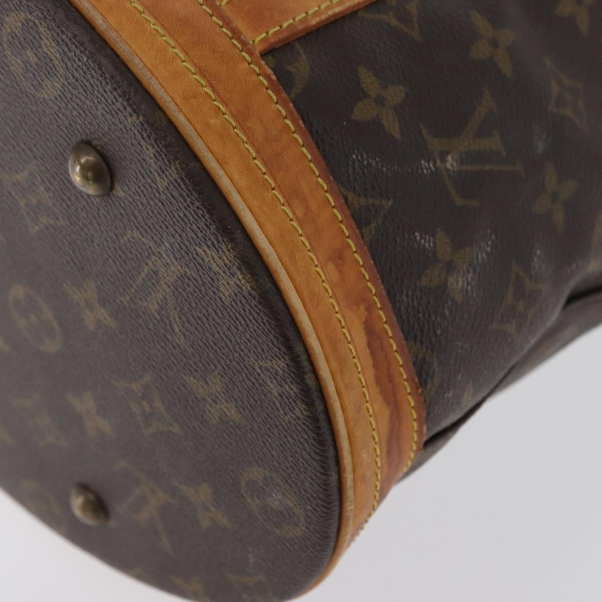 LOUIS VUITTON Monogram Bucket GM Shoulder Bag M42236 LV Auth bs34066