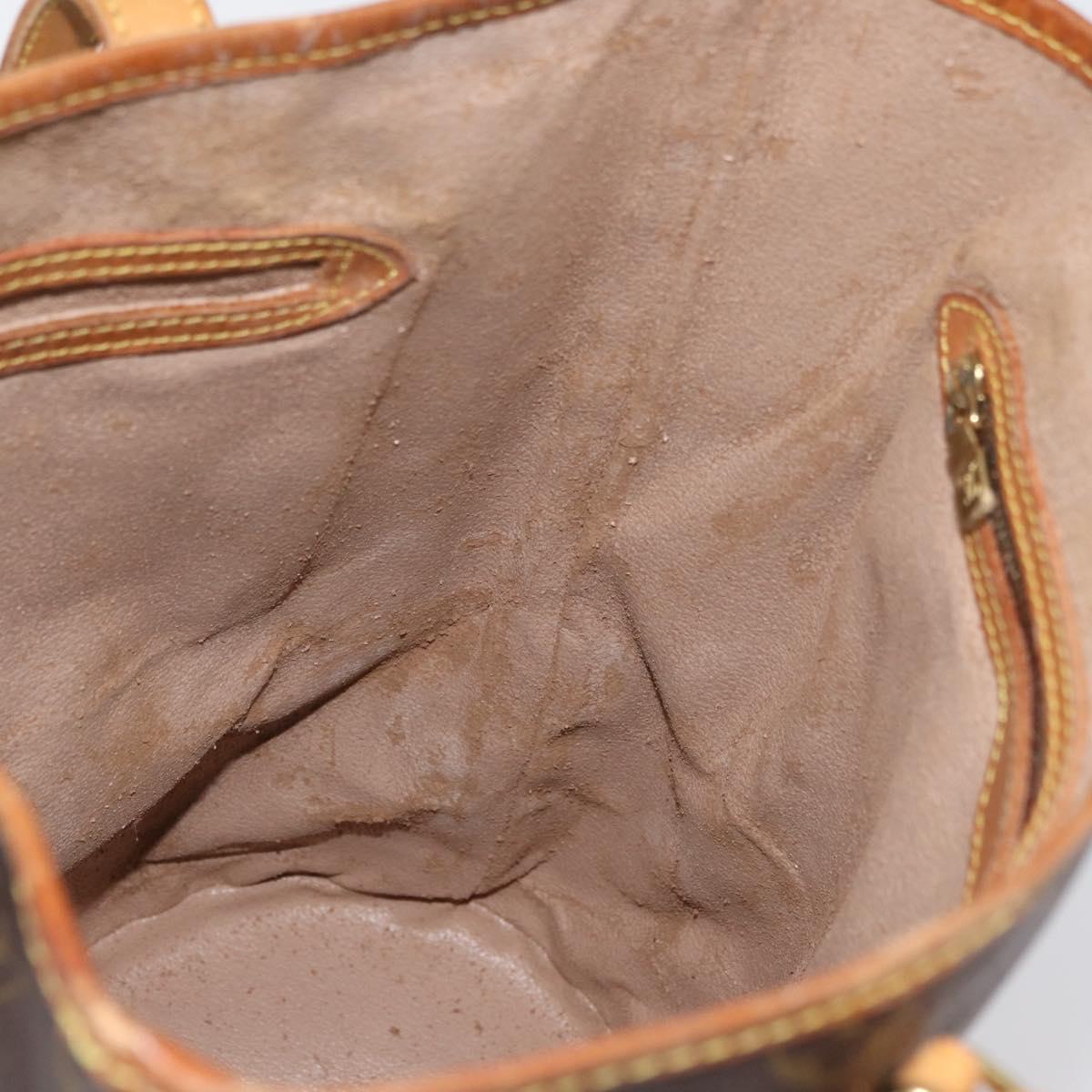 LOUIS VUITTON Monogram Bucket GM Shoulder Bag M42236 LV Auth bs34066