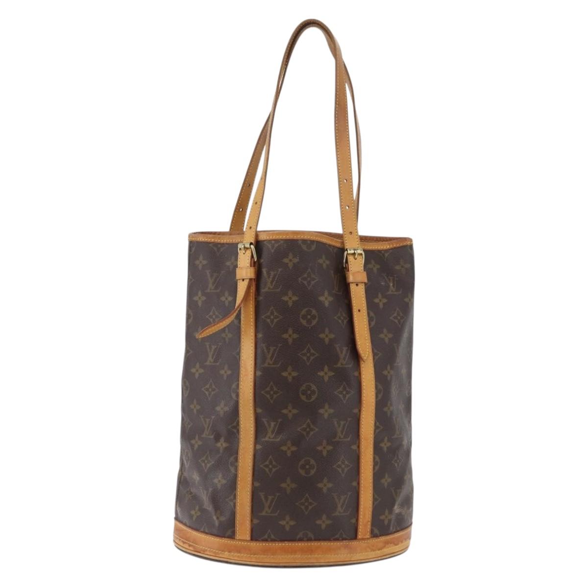 LOUIS VUITTON Monogram Bucket GM Shoulder Bag M42236 LV Auth bs34066