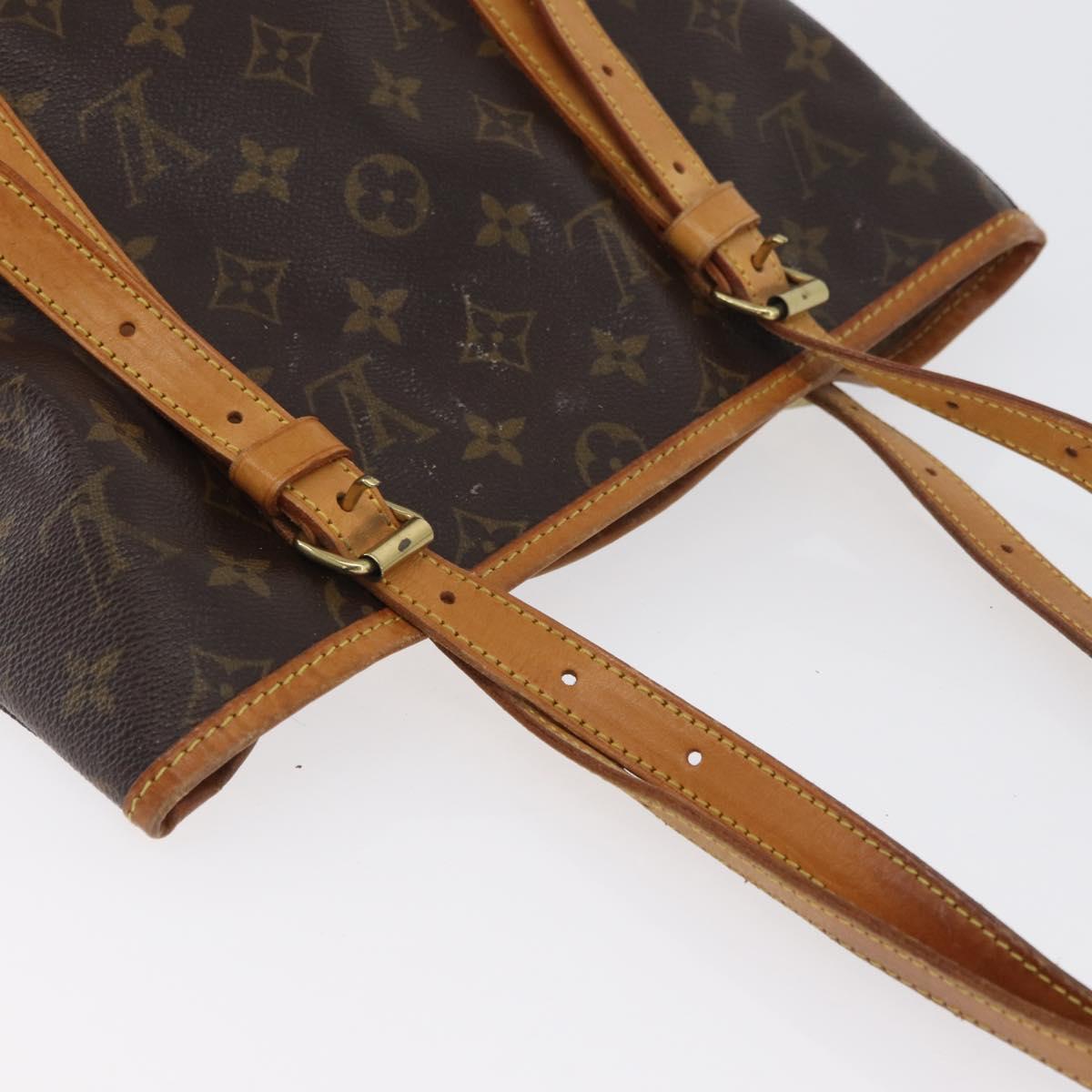 LOUIS VUITTON Monogram Bucket GM Shoulder Bag M42236 LV Auth bs34066