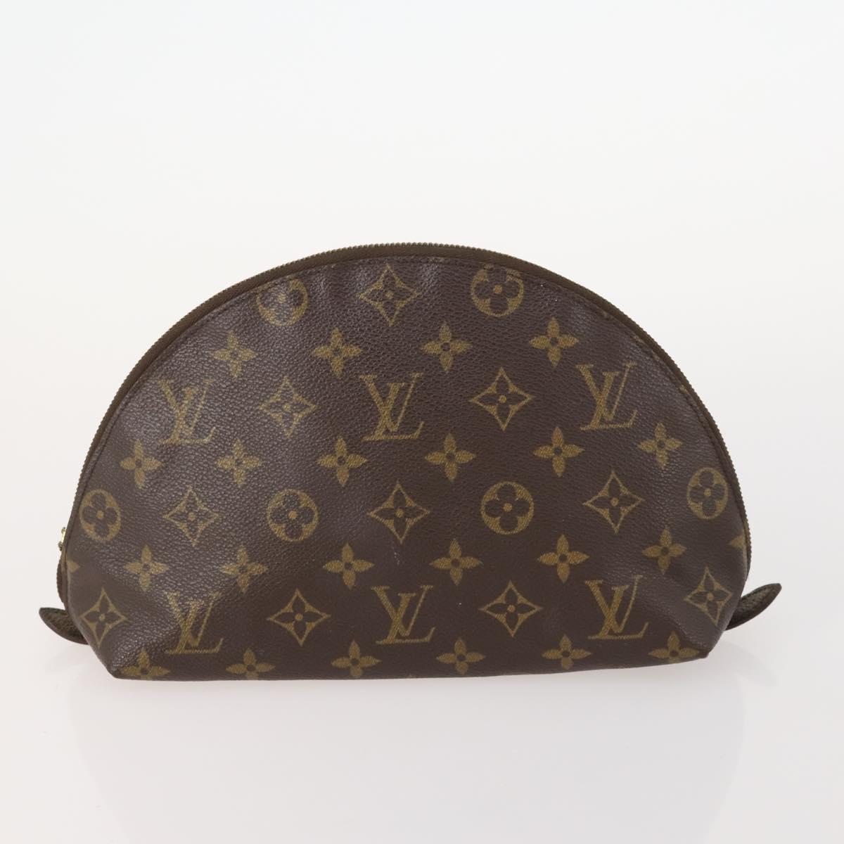 LOUIS VUITTON Monogram Pouch Clutch Bag 2 Set LV Auth bs34068