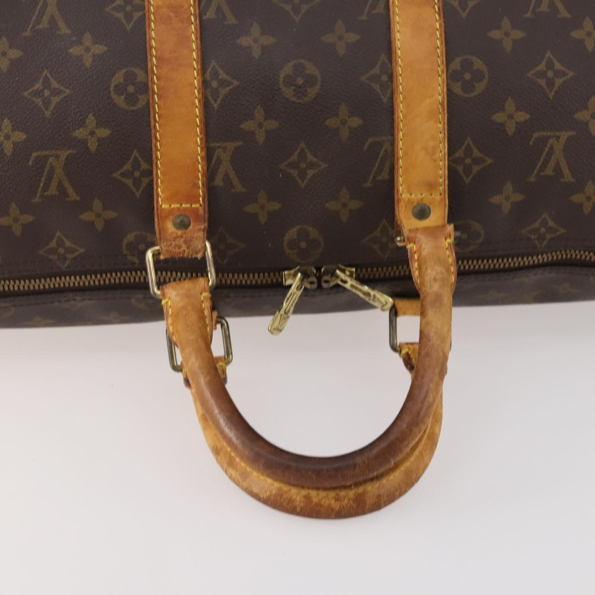 LOUIS VUITTON Monogram Keepall 45 Boston Bag M41428 LV Auth bs34073