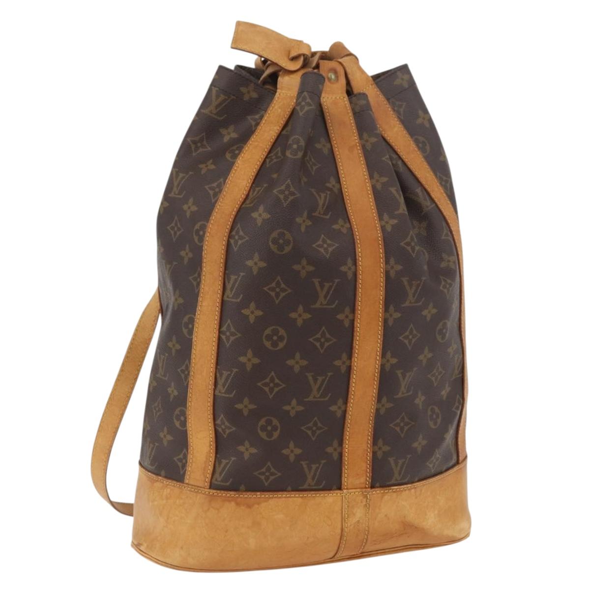 LOUIS VUITTON Monogram Randonnee GM Shoulder Bag M42244 LV Auth bs34074