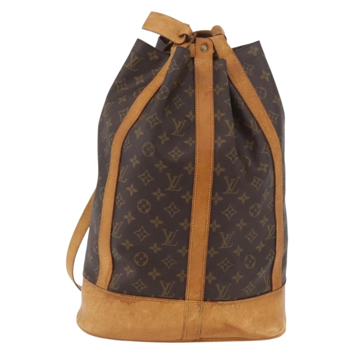 LOUIS VUITTON Monogram Randonnee GM Shoulder Bag M42244 LV Auth bs34074