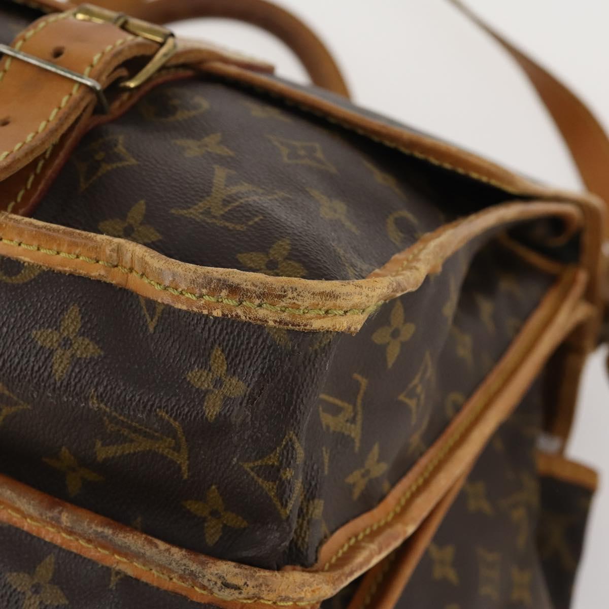 LOUIS VUITTON Monogram Sac Kleber Travel Bag M58122 LV Auth bs34077