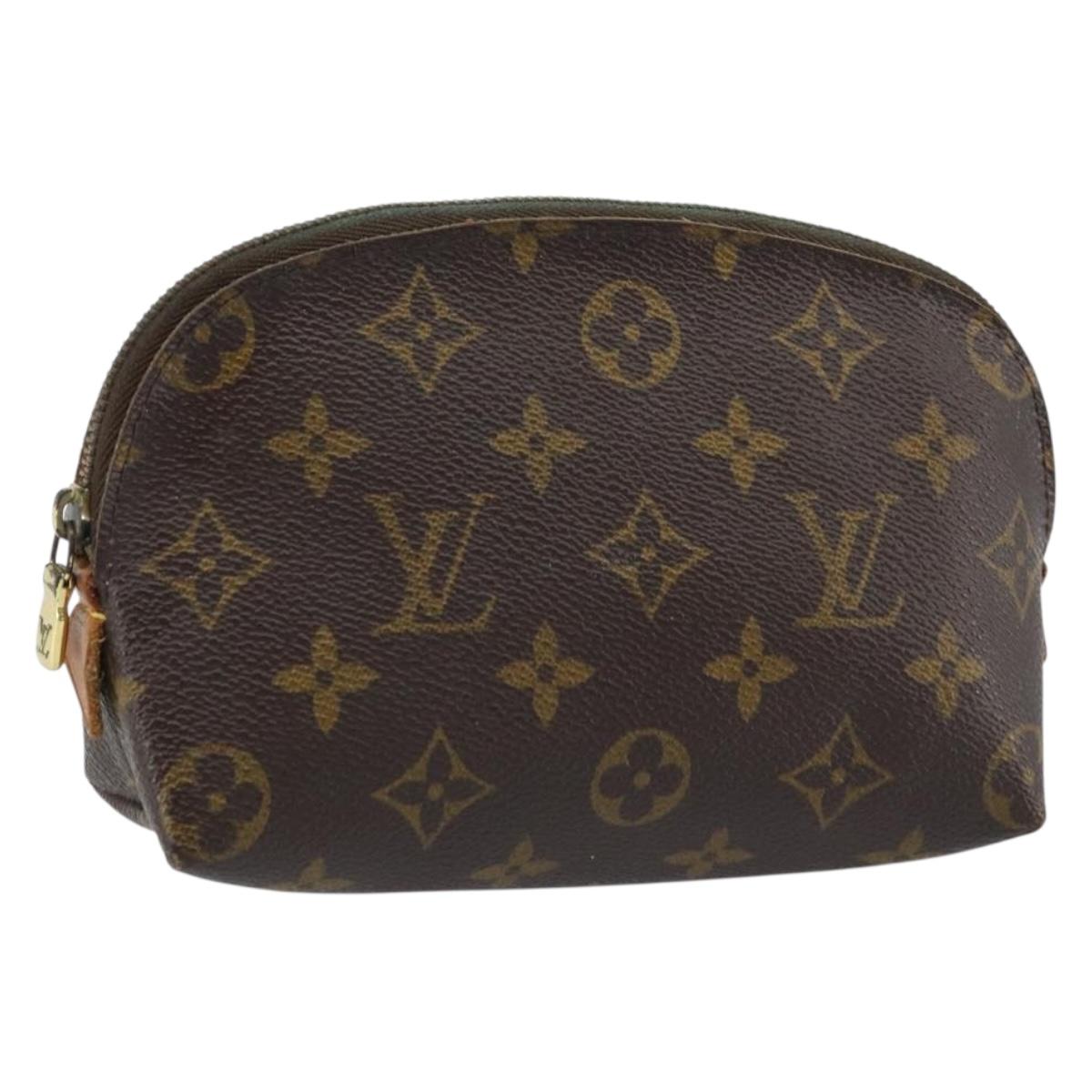 LOUIS VUITTON Monogram Pochette Cosmetic PM Pouch M43998 LV Auth bs34087