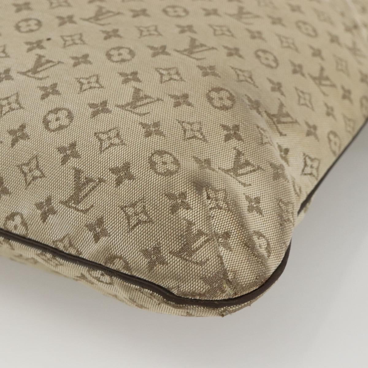 LOUIS VUITTON Monogram Mini Françoise Tote Bag 2way Khaki M92209 LV Auth bs34106
