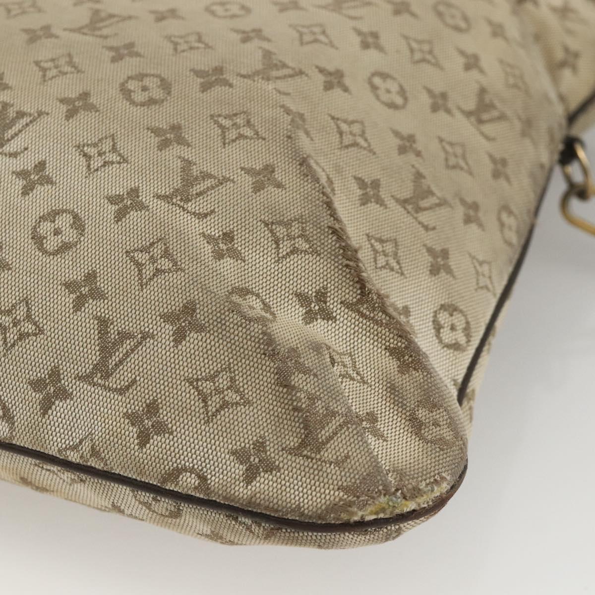 LOUIS VUITTON Monogram Mini Françoise Tote Bag 2way Khaki M92209 LV Auth bs34106