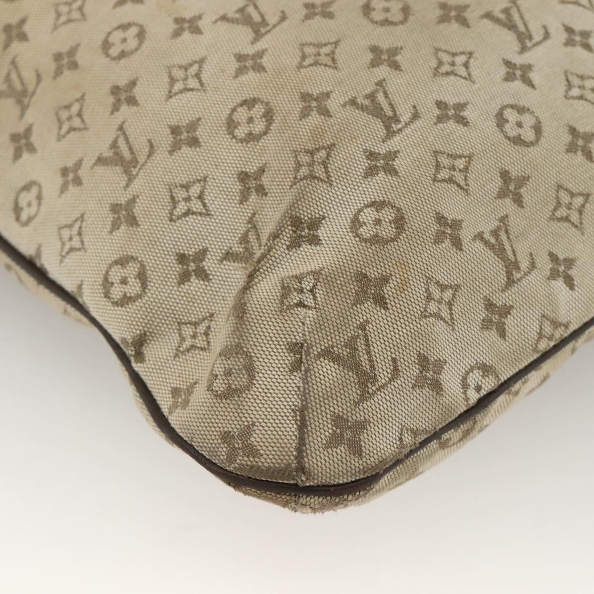 LOUIS VUITTON Monogram Mini Françoise Tote Bag 2way Khaki M92209 LV Auth bs34106