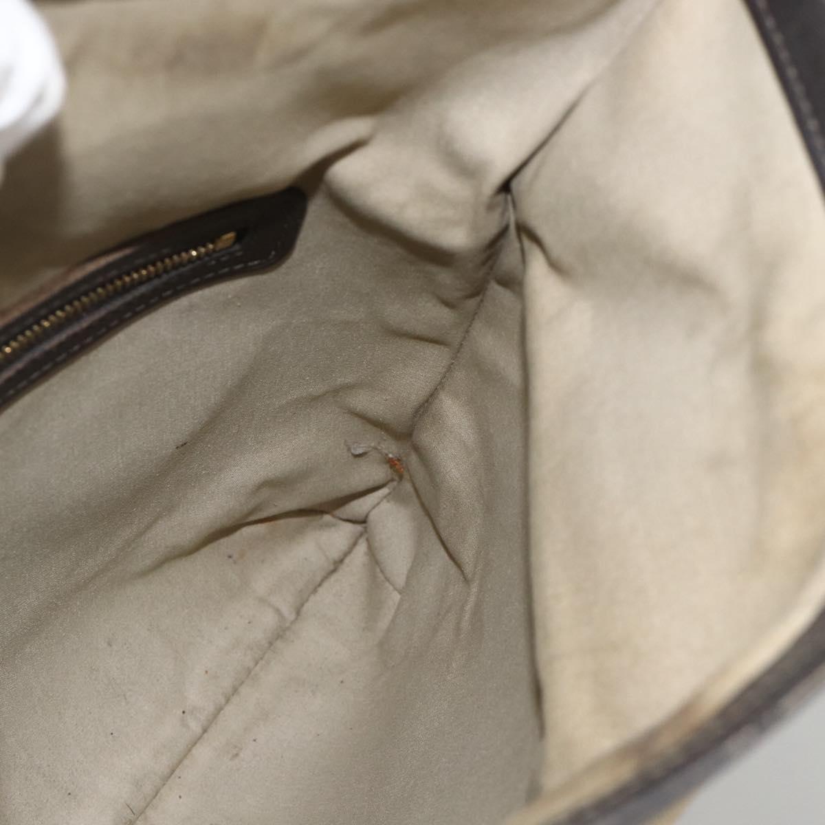 LOUIS VUITTON Monogram Mini Françoise Tote Bag 2way Khaki M92209 LV Auth bs34106