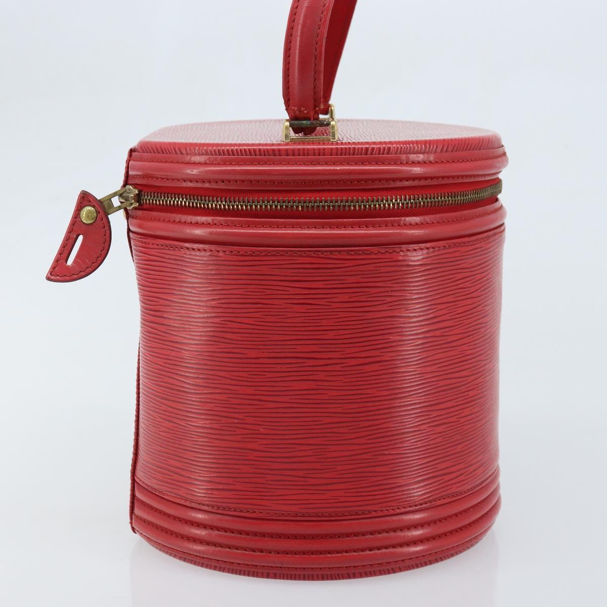 LOUIS VUITTON Epi Cannes Hand Bag Red M48037 LV Auth bs34129