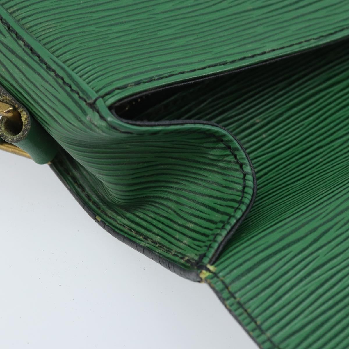 LOUIS VUITTON Epi Saint Cloud GM Shoulder Bag Green M52194 LV Auth bs34130