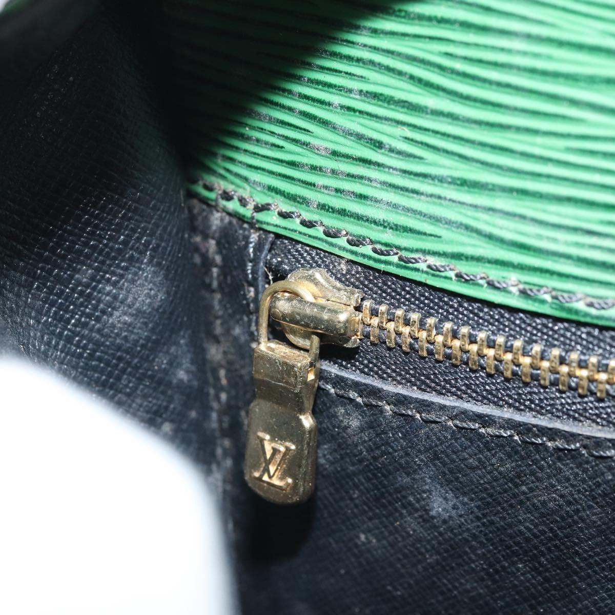 LOUIS VUITTON Epi Saint Cloud GM Shoulder Bag Green M52194 LV Auth bs34130