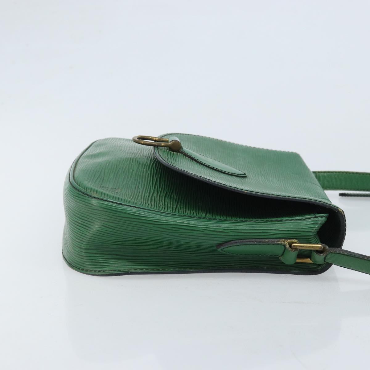 LOUIS VUITTON Epi Saint Cloud GM Shoulder Bag Green M52194 LV Auth bs34130