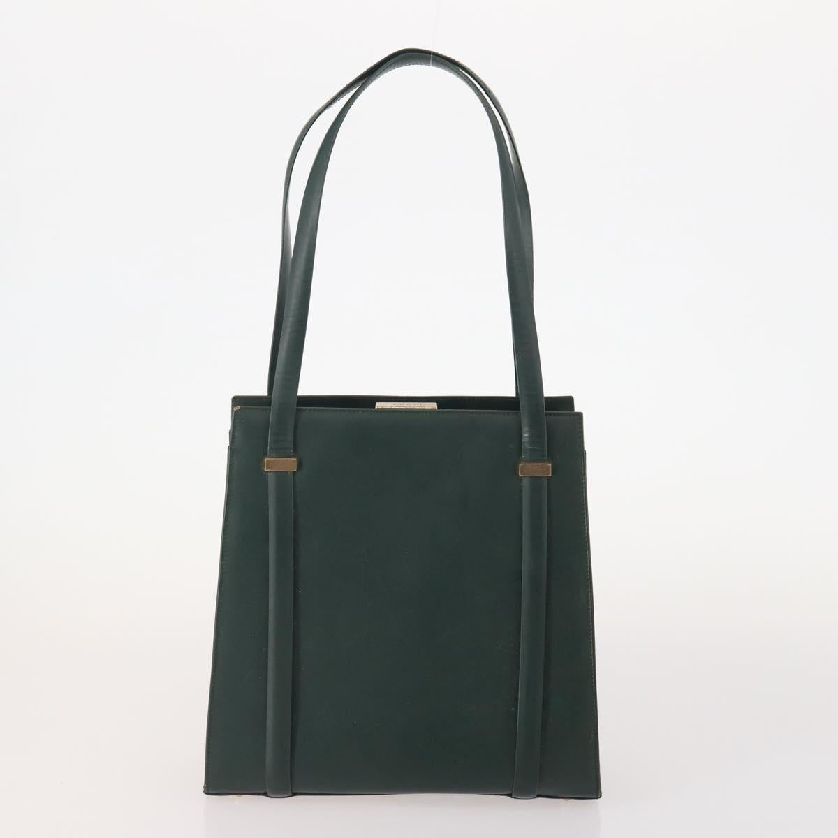 GUCCI GG Canvas Shoulder Bag Leather 3 Set Black Beige Auth bs34147