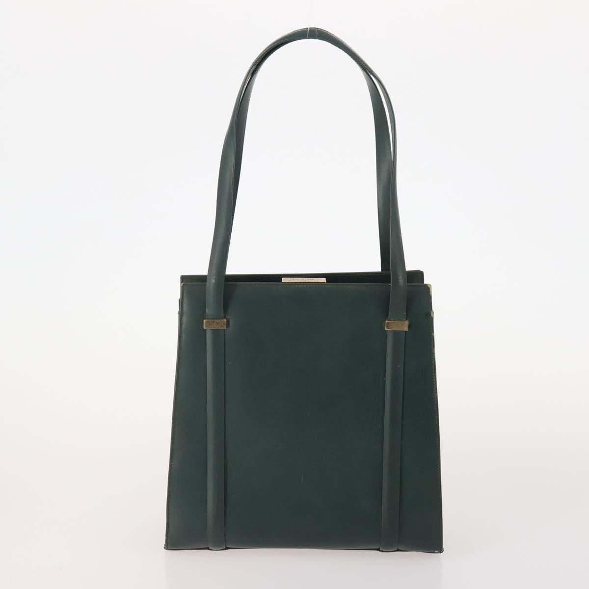 GUCCI GG Canvas Shoulder Bag Leather 3 Set Black Beige Auth bs34147
