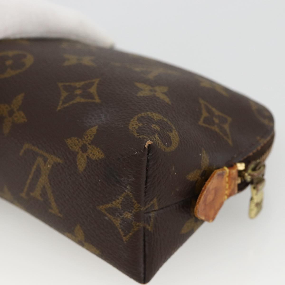 LOUIS VUITTON Monogram Pochette Cosmetic PM Pouch M43998 LV Auth bs34176