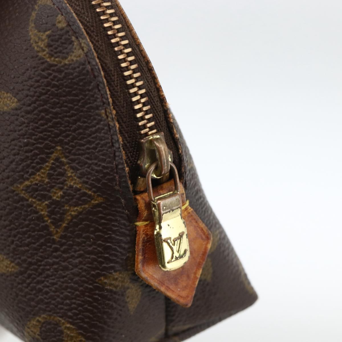 LOUIS VUITTON Monogram Pochette Cosmetic PM Pouch M43998 LV Auth bs34176