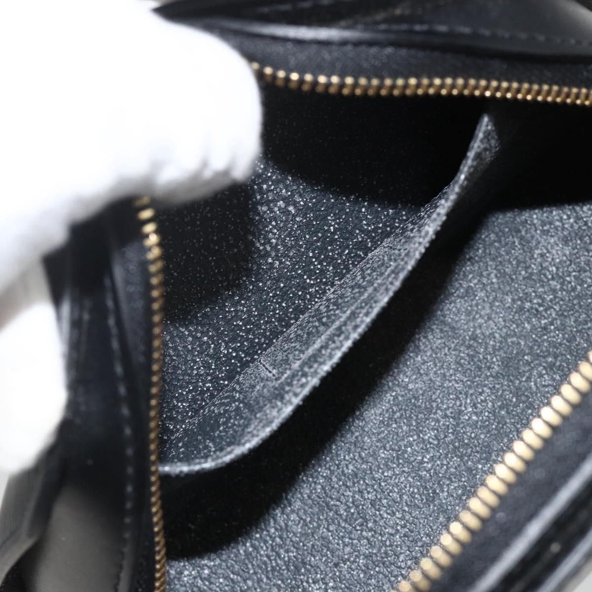 LOUIS VUITTON Epi Dauphine PM Pouch Black M48442 LV Auth bs34183