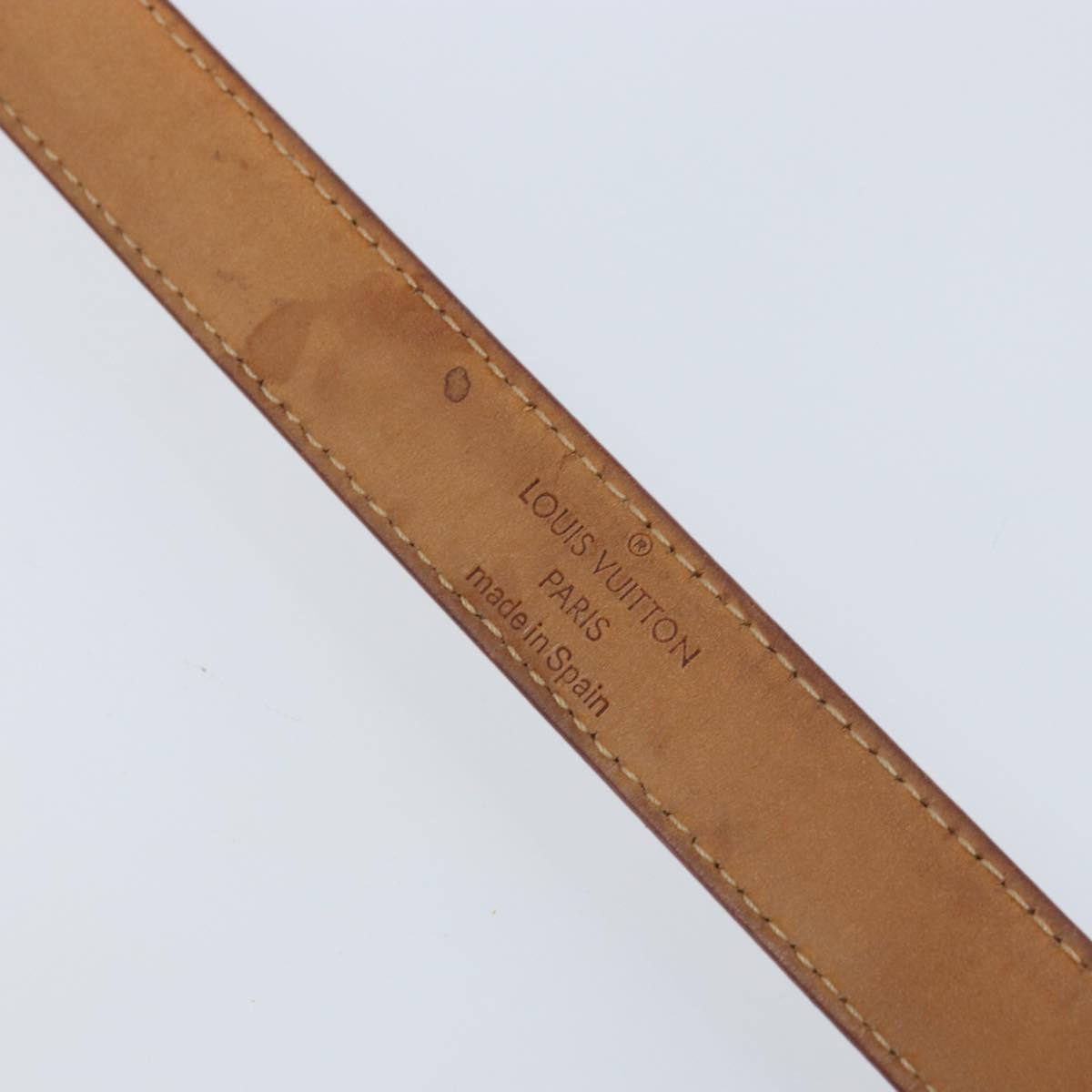 LOUIS VUITTON Monogram Cherry Blossom Ceinture Belt 40.2"" M9273Y Auth bs34187