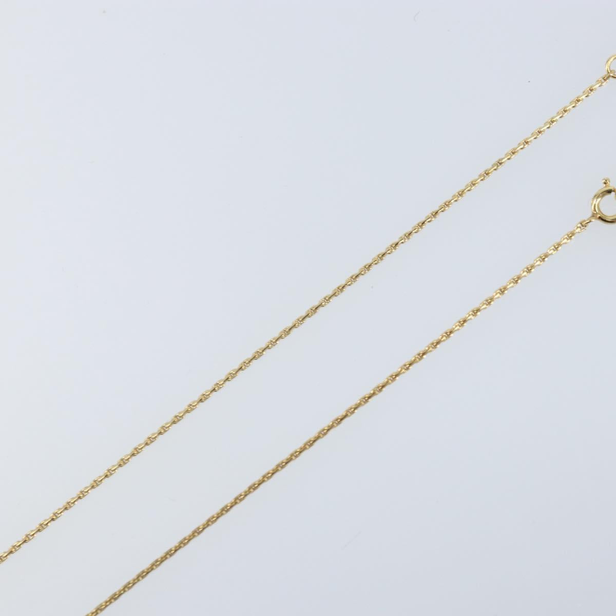 Christian Dior Necklace metal Gold Tone Auth bs34192