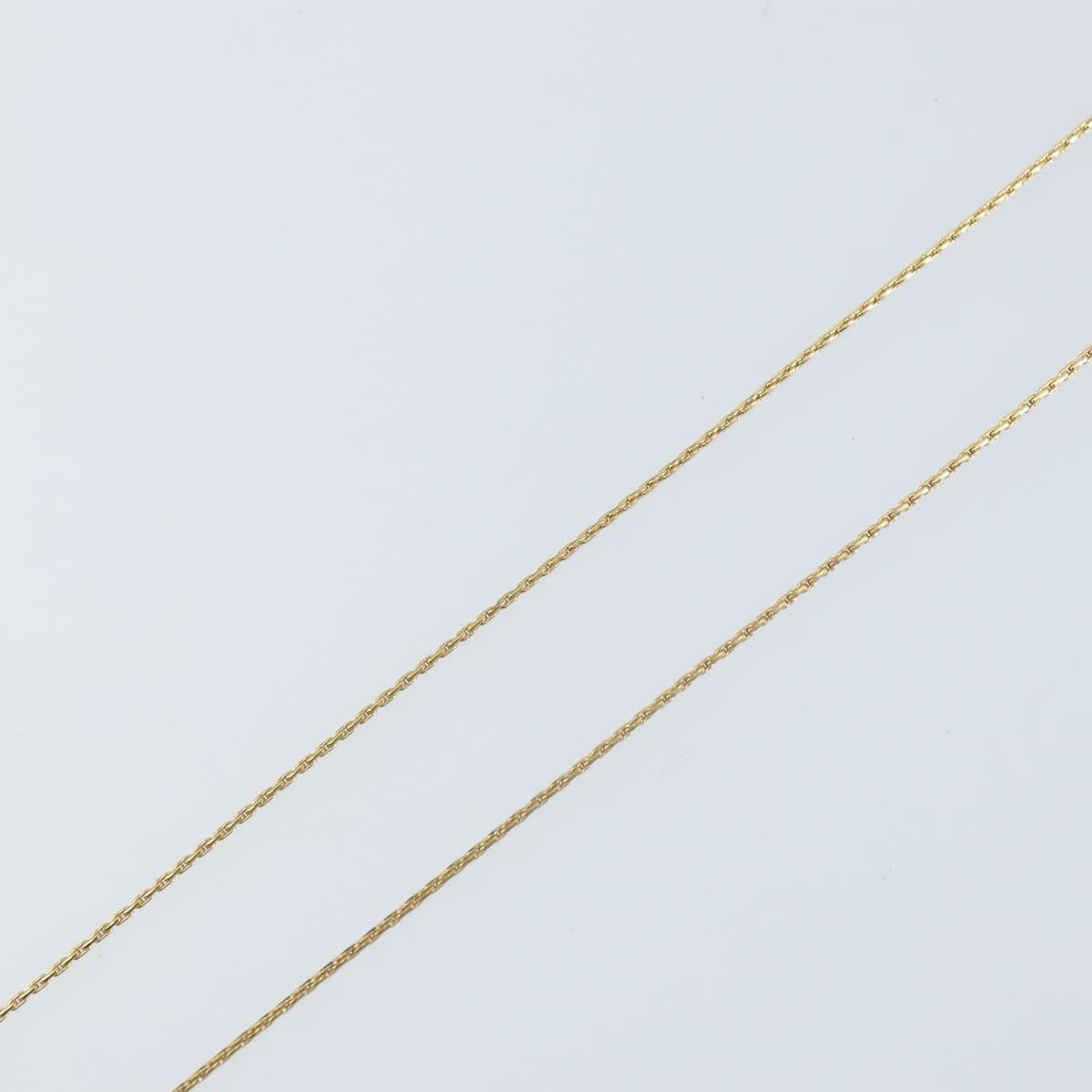 Christian Dior Necklace metal Gold Tone Auth bs34192