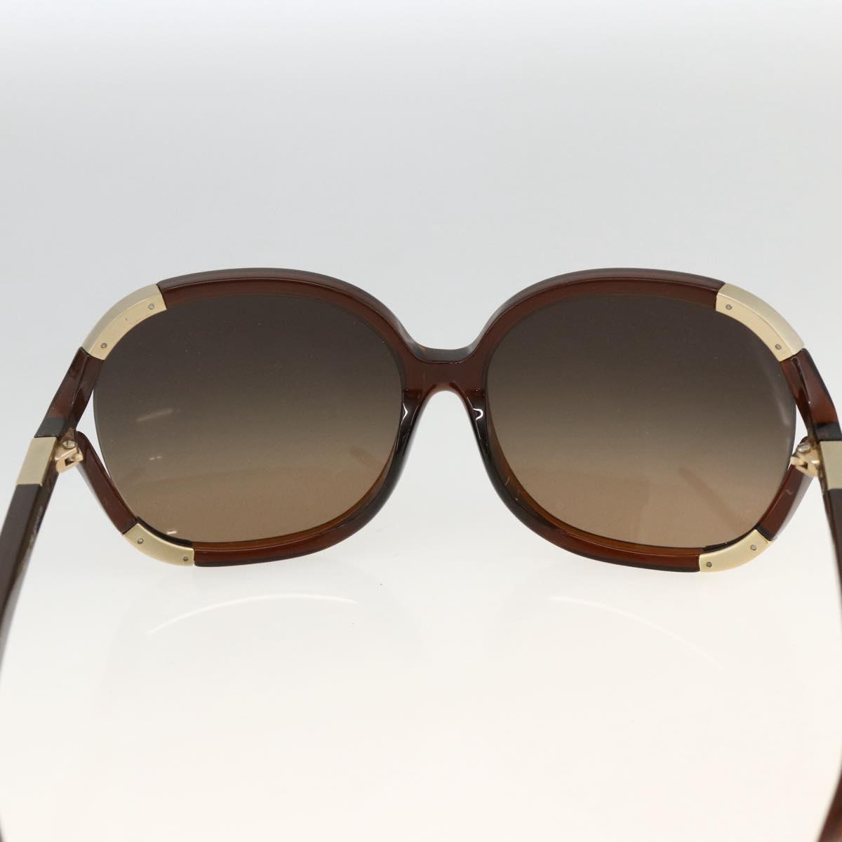 Chloe Sunglasses plastic Brown Auth bs34194