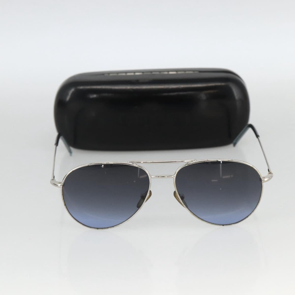 GUCCI Sunglasses metal Blue Auth bs34197