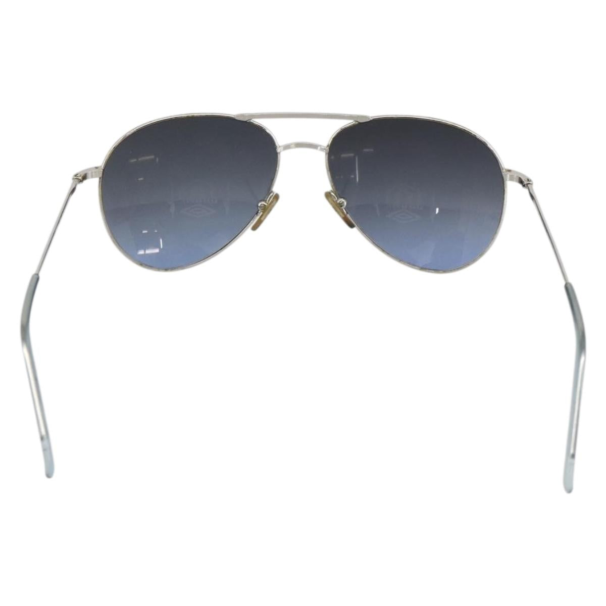 GUCCI Sunglasses metal Blue Auth bs34197