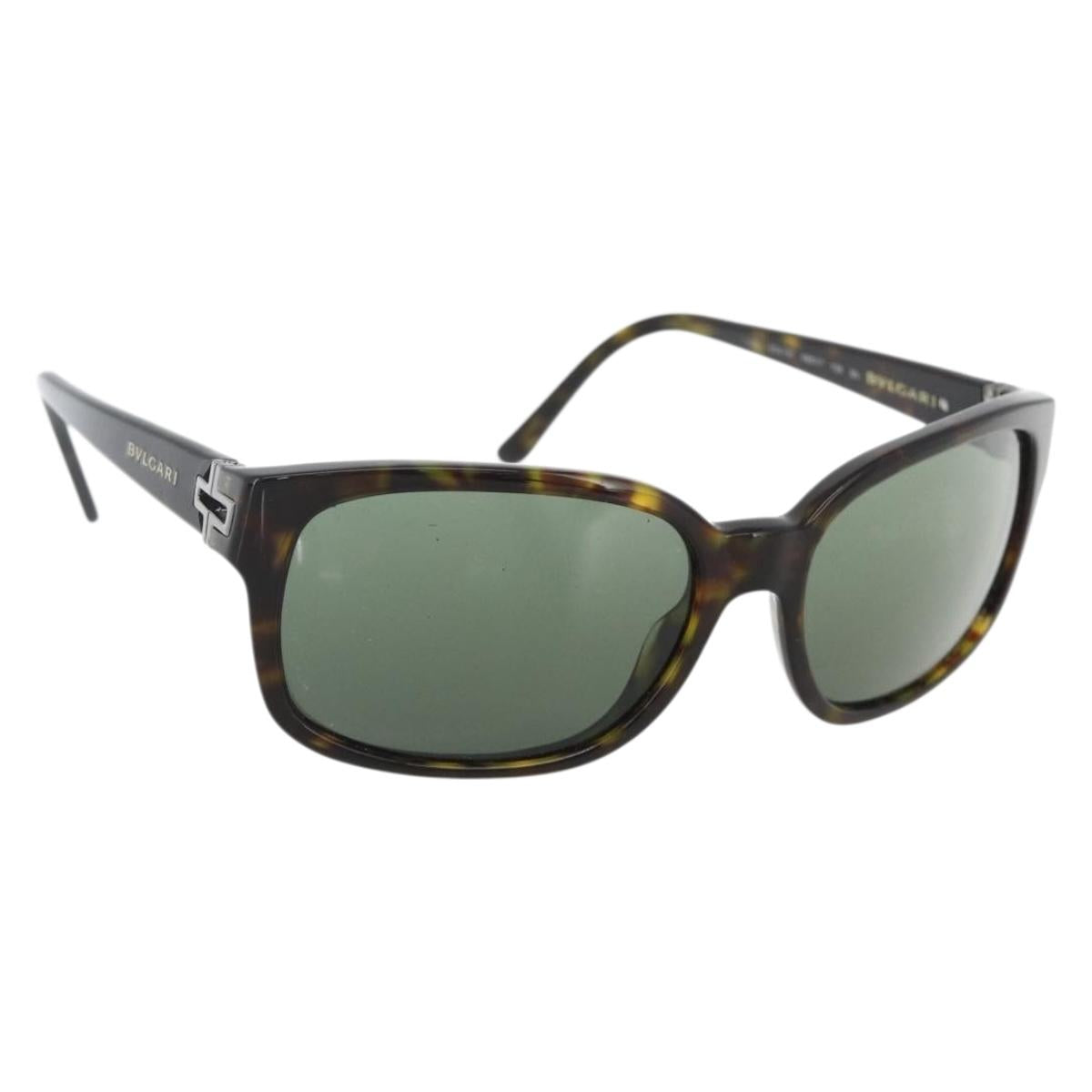 BVLGARI Tortoise Sunglasses plastic Brown Auth bs34198