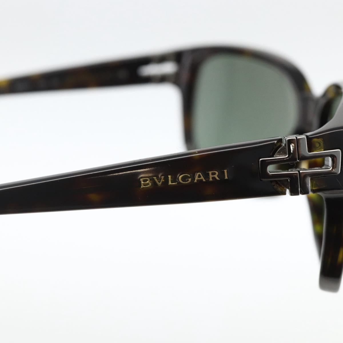 BVLGARI Tortoise Sunglasses plastic Brown Auth bs34198