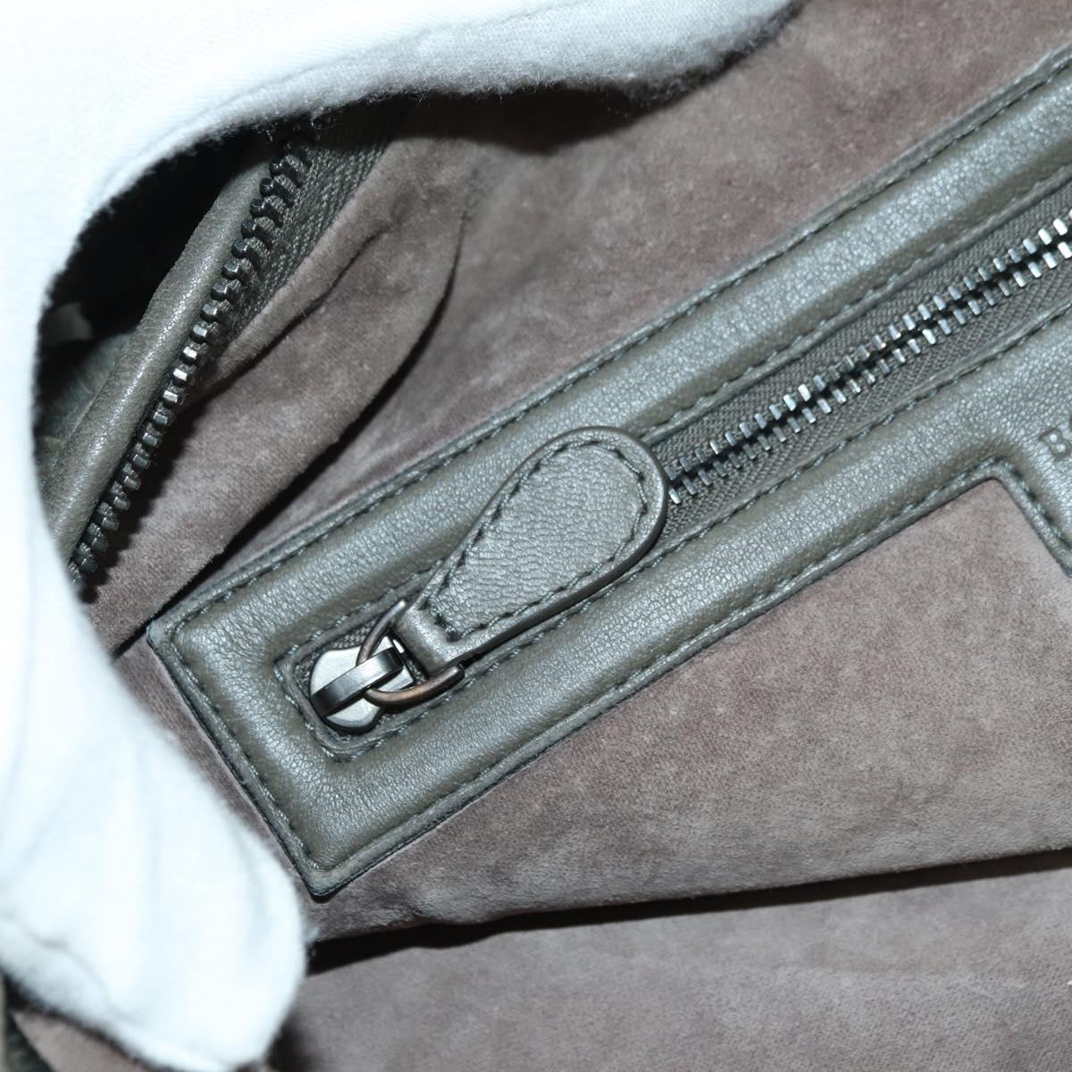 BOTTEGA VENETA INTRECCIATO Hobo Shoulder Bag Leather Brown Auth bs34211SAV