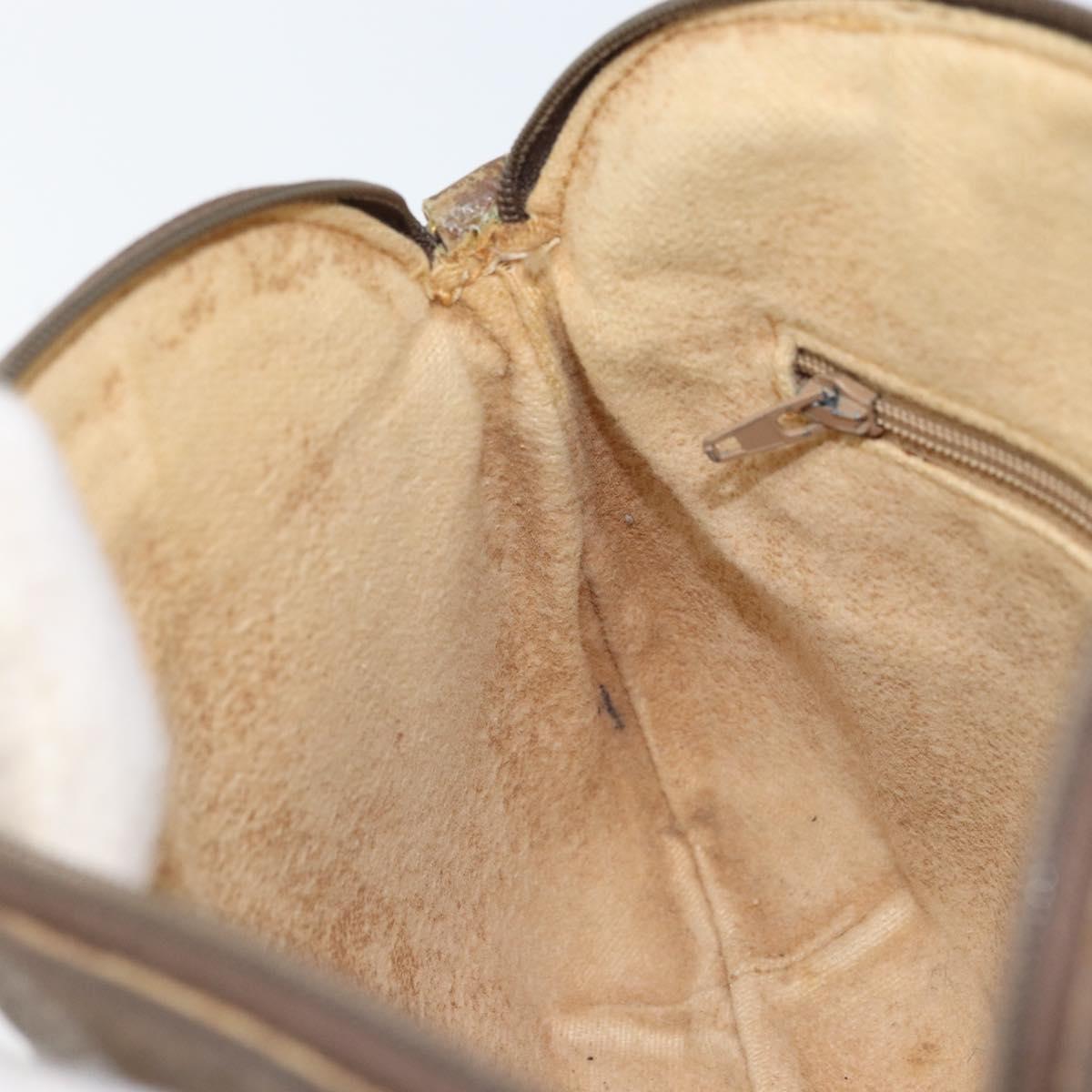 GUCCI GG Supreme Shoulder Bag PVC Beige Gold 007 49 0819 Auth bs34218